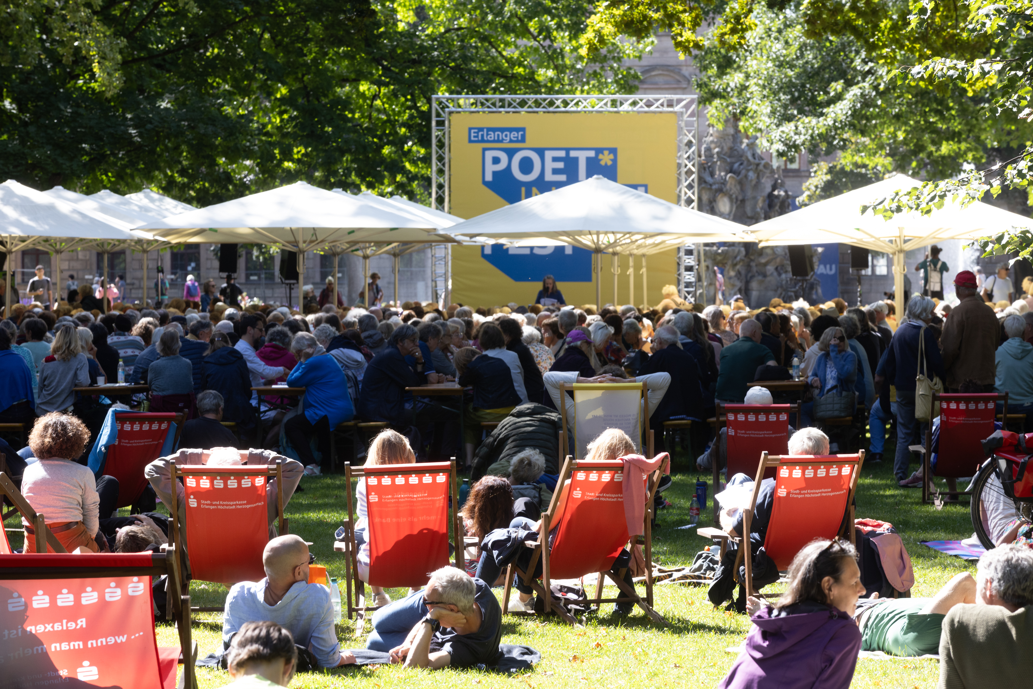 Hauptpodium im Schlossgarten