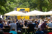 Hauptpodium im Schlossgarten